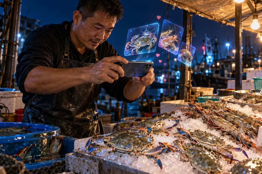 海鲜档口